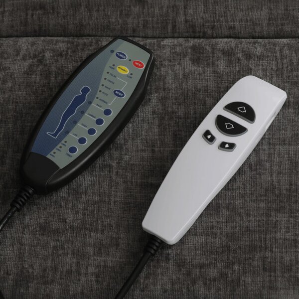 Polohovacie kreslo sivé, elektrické TV-H9727 GREY2