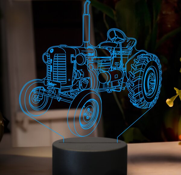 Beling 3D lampa,Zetor 25A, 7 farebná GF19