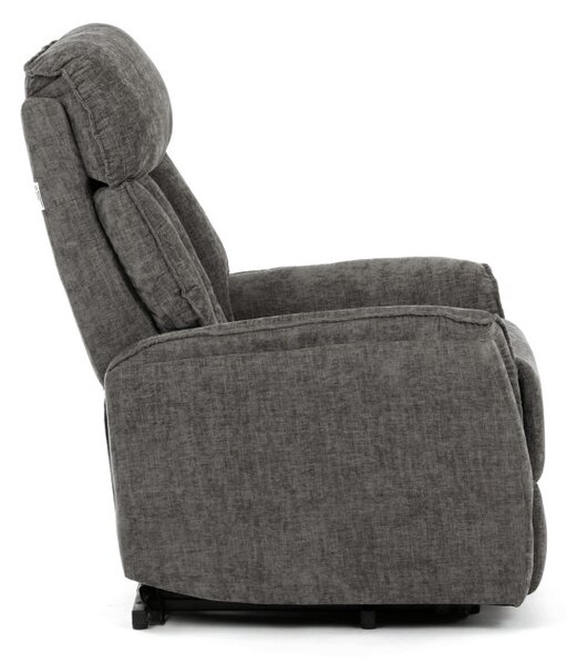 Polohovacie kreslo sivé, elektrické TV-H9727 GREY2