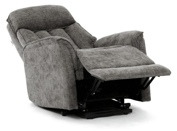 Polohovacie kreslo sivé, elektrické TV-H9727 GREY2