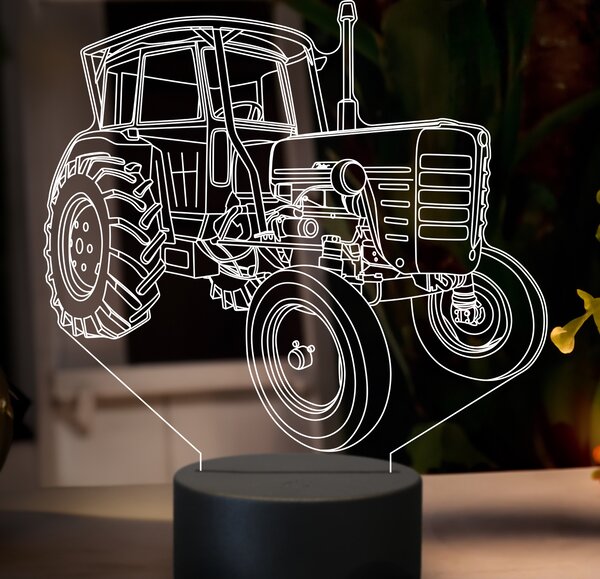 Beling 3D lampa,Zetor 4001, 7 farebná GF21