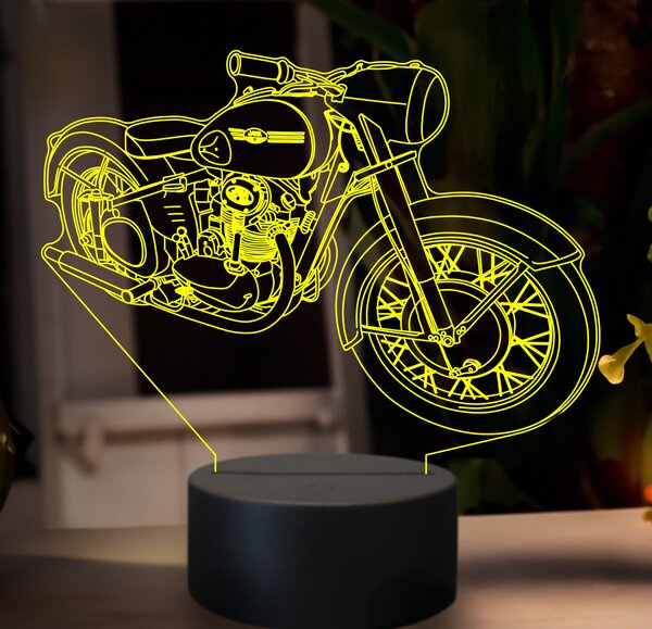 Beling 3D lampa, JAWA 350 CL Pérák, 7 farebná GF25