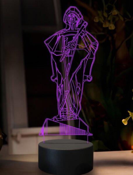 Beling 3D lampa,Juraj Jánošík, 7 farebná GF27