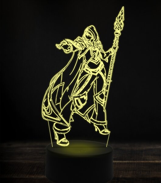 Beling 3D lampa, jaina proudmoore 3, 7 Farebná V1L