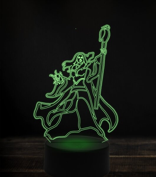 Beling 3D lampa, aegwynn, 7 Farebná V1LO
