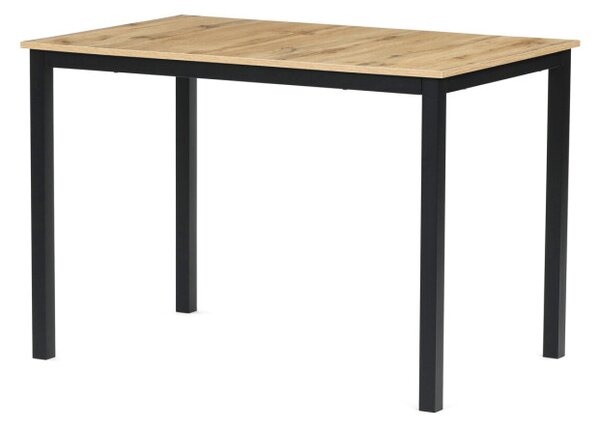 Jedálenský stôl 110x70 cm GDT-202 OAK divoký dub / čierny
