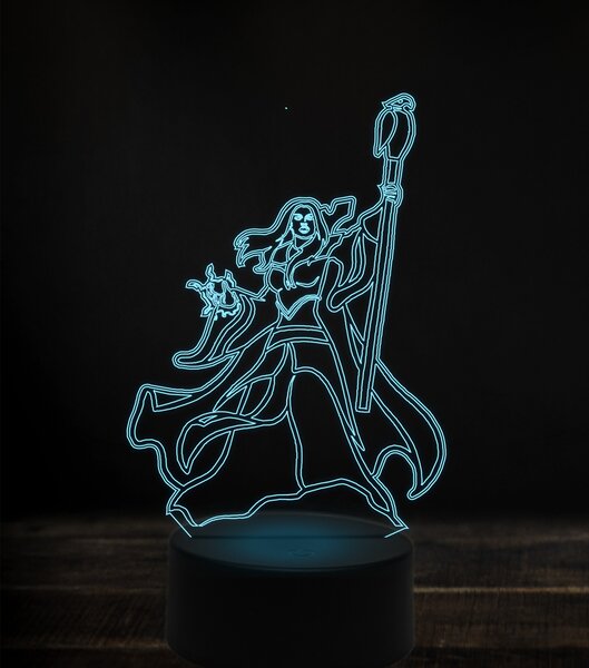 Beling 3D lampa, aegwynn, 7 Farebná V1LO