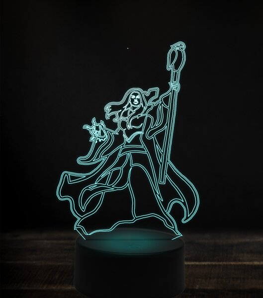 Beling 3D lampa, aegwynn, 7 Farebná V1LO