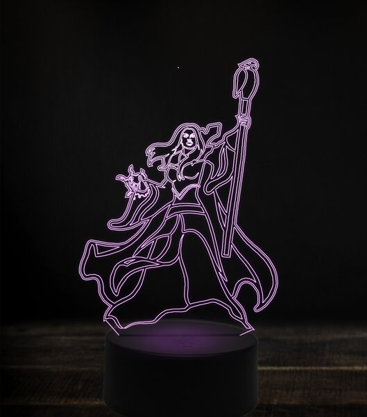 Beling 3D lampa, aegwynn, 7 Farebná V1LO