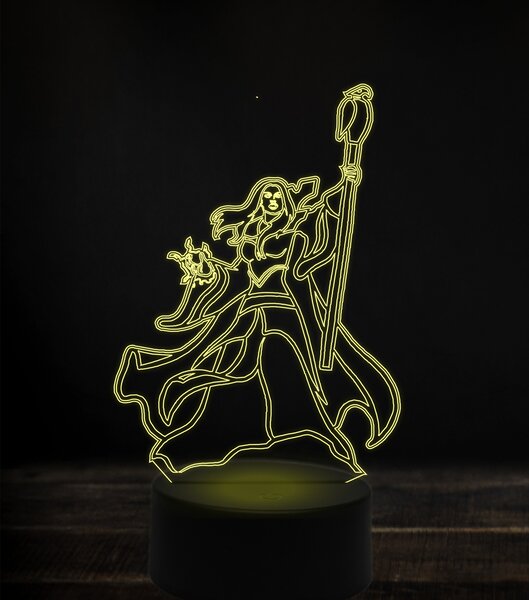 Beling 3D lampa, aegwynn, 7 Farebná V1LO