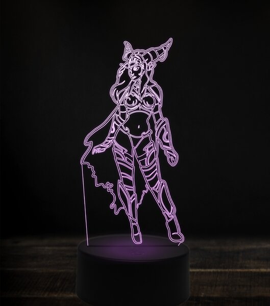 Beling 3D lampa, alexstrasza, 7 Farebná V1LZ