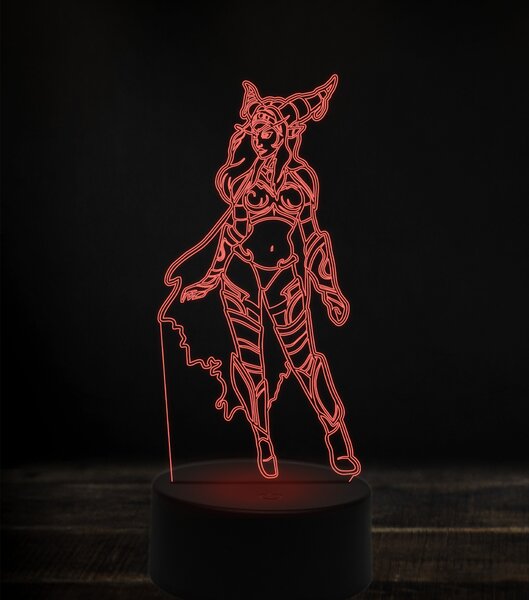 Beling 3D lampa, alexstrasza, 7 Farebná V1LZ