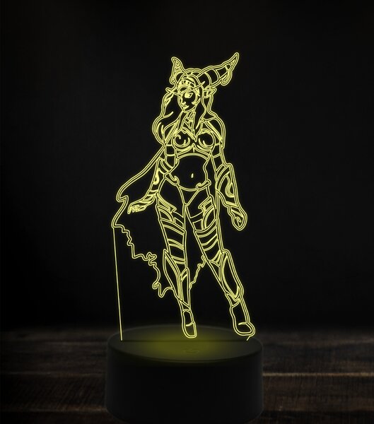 Beling 3D lampa, alexstrasza, 7 Farebná V1LZ