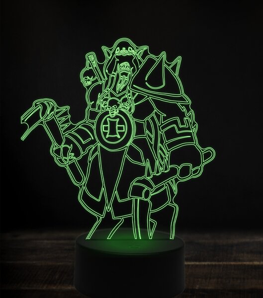 Beling 3D lampa,akama, 7 Farebná V1LI