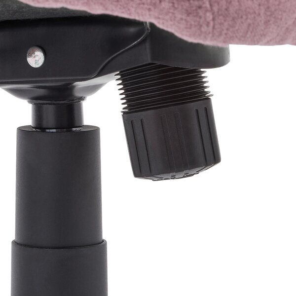 OTOČNÁ STOLIČKA, tkaná textília, ružová Carryhome - Kancelárske stoličky