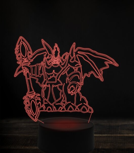 Beling 3D lampa, mannoroth the destructor, 7 Farebná V1LN