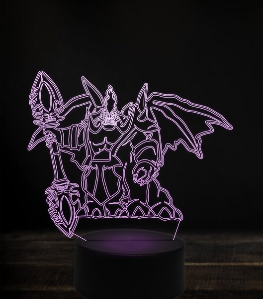 Beling 3D lampa, mannoroth the destructor, 7 Farebná V1LN