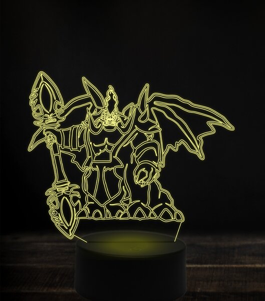 Beling 3D lampa, mannoroth the destructor, 7 Farebná V1LN