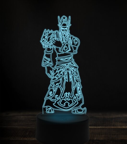 Beling 3D lampa, nozdormu, 7 Farebná V1LX