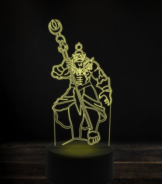 Beling 3D lampa, neltharion, 7 Farebná V1LC