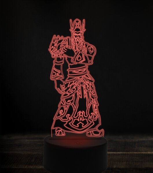 Beling 3D lampa, nozdormu, 7 Farebná V1LX