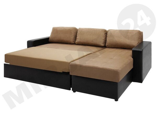 Mirjan24 Rohová sedacia súprava Deco, Dostupné poťahy: Soft 066 + Lux 02, Strana: pravá 5902928045901