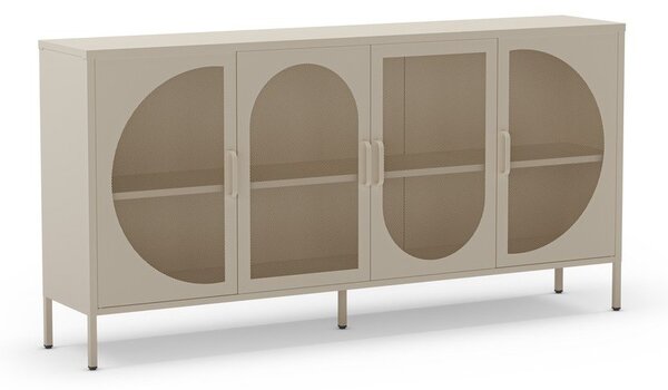 Krémová komoda 160x90 cm Tayra – Marckeric