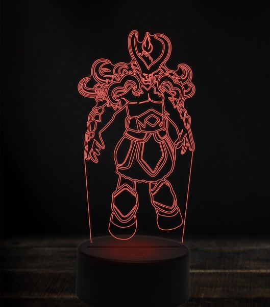 Beling 3D lampa, sargeras, 7 Farebná V1LY