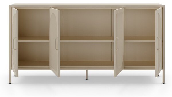Krémová komoda 160x90 cm Tayra – Marckeric