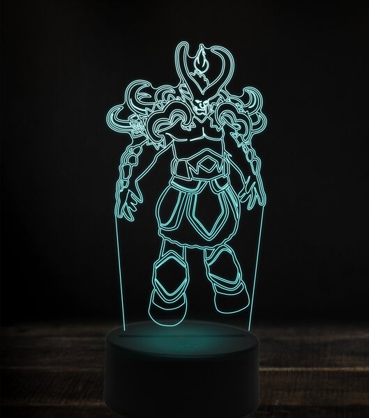 Beling 3D lampa, sargeras, 7 Farebná V1LY