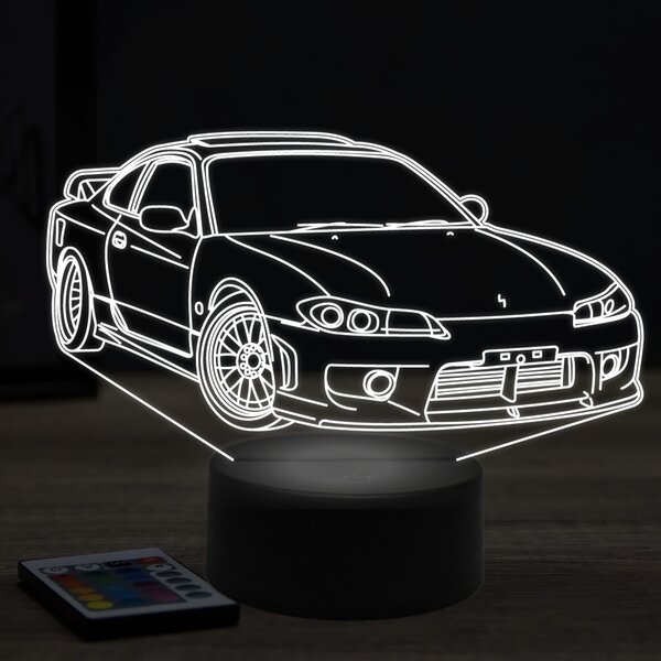 Beling 3D lampa, Nissan Silvia S15 Spec R 1999, 7 farebná Y2