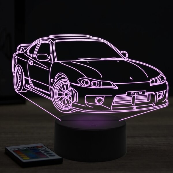 Beling 3D lampa, Nissan Silvia S15 Spec R 1999, 7 farebná Y2