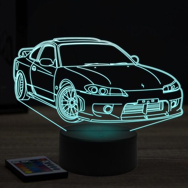 Beling 3D lampa, Nissan Silvia S15 Spec R 1999, 7 farebná Y2