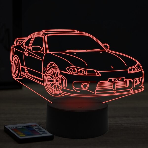 Beling 3D lampa, Nissan Silvia S15 Spec R 1999, 7 farebná Y2