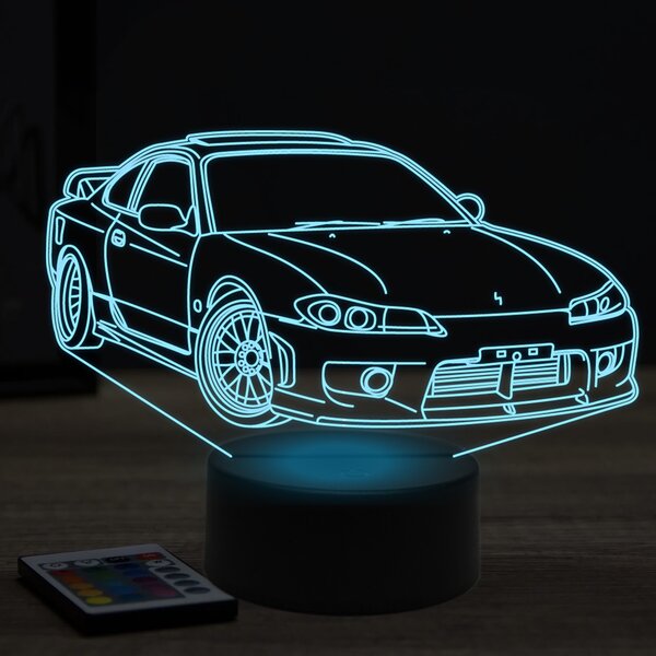 Beling 3D lampa, Nissan Silvia S15 Spec R 1999, 7 farebná Y2