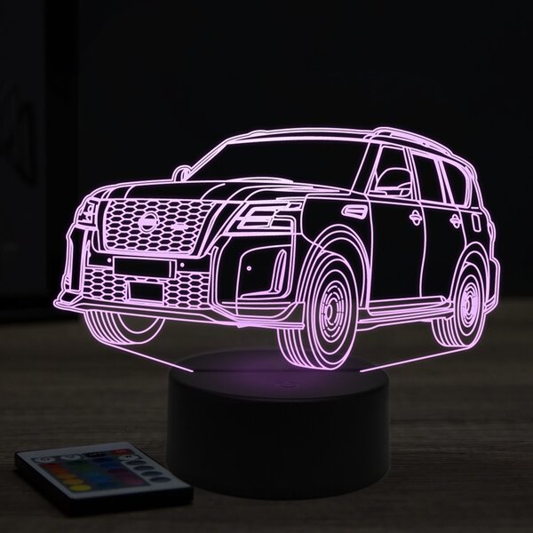 Beling 3D lampa, nissan patrol nismo 2022, 7 farebná Y4