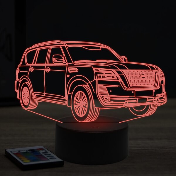 Beling 3D lampa, nissan patrol 2022, 7 farebná Y3