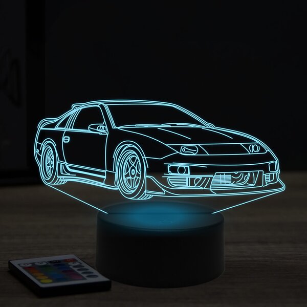 Beling 3D lampa, nissan 300ZX, 7 farebná Y6