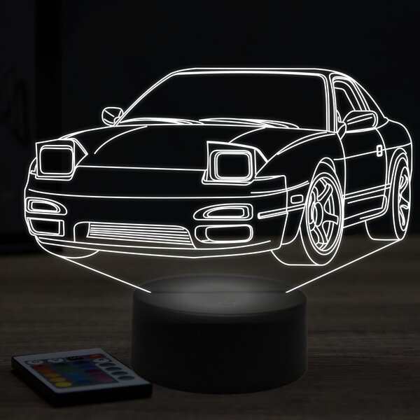 Beling 3D lampa, nissan 240SX, 7 farebná Y5