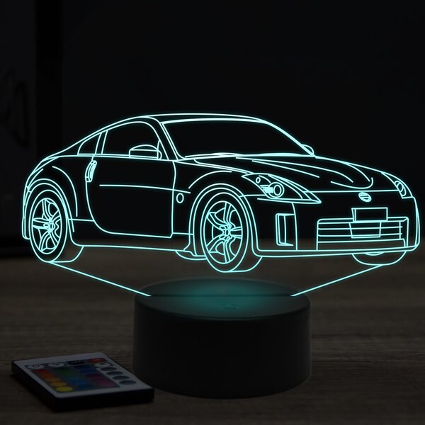 Beling 3D lampa, nissan 350Z, 7 farebná Y7