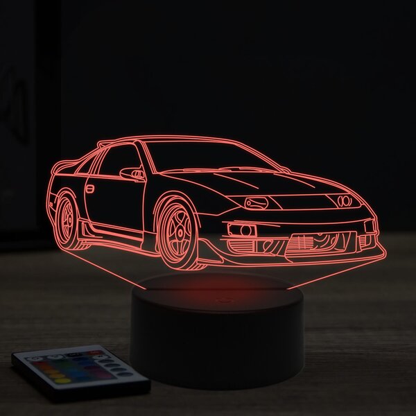 Beling 3D lampa, nissan 300ZX, 7 farebná Y6