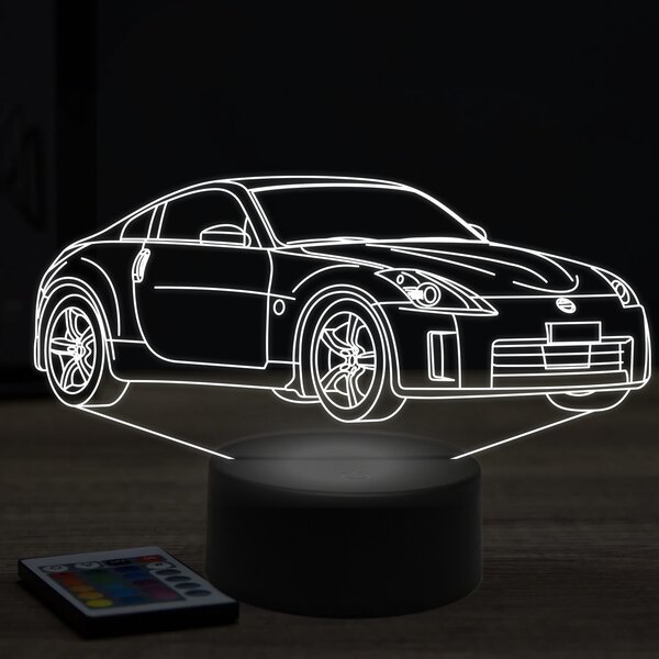Beling 3D lampa, nissan 350Z, 7 farebná Y7