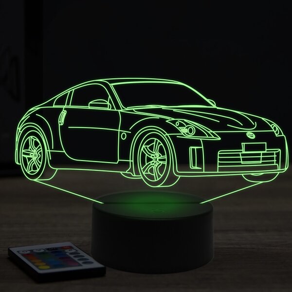 Beling 3D lampa, nissan 350Z, 7 farebná Y7