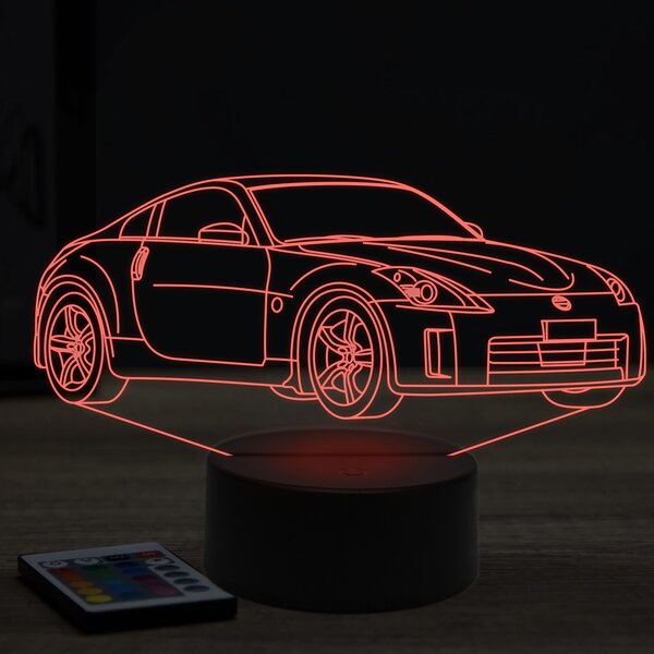Beling 3D lampa, nissan 350Z, 7 farebná Y7