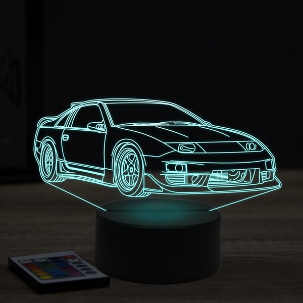 Beling 3D lampa, nissan 300ZX, 7 farebná Y6