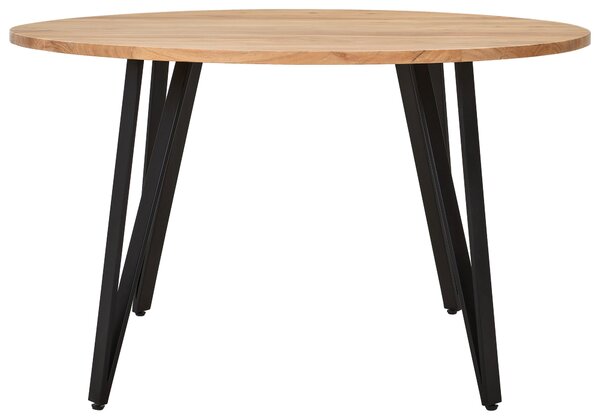 JEDÁLENSKÝ STÔL, akácia, čierna, farba akácie, 130/130/76 cm Livetastic - Stoly, Online Only