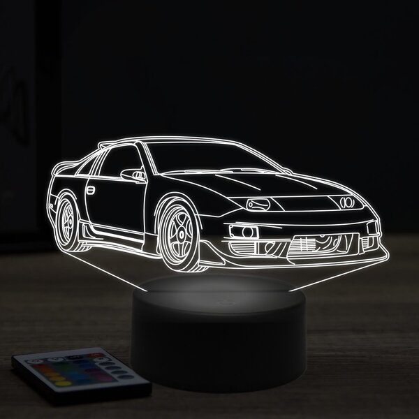 Beling 3D lampa, nissan 300ZX, 7 farebná Y6