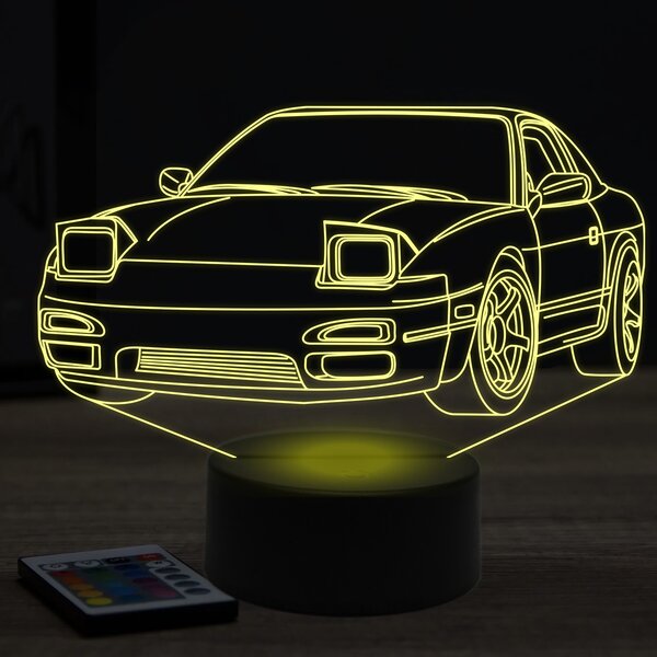Beling 3D lampa, nissan 240SX, 7 farebná Y5