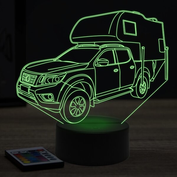 Beling 3D lampa,nissan kempovaci pick up , 7 farebná Y10
