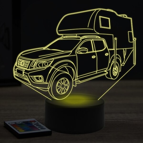 Beling 3D lampa,nissan kempovaci pick up , 7 farebná Y10